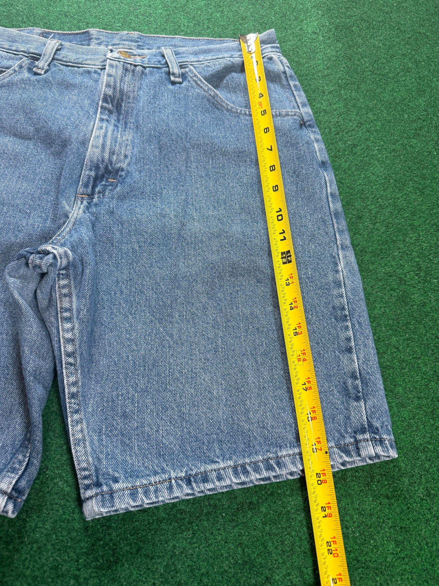 Y2K Relaxed Fit Baggy Jorts Mens 34X11” Mens Denim Shorts