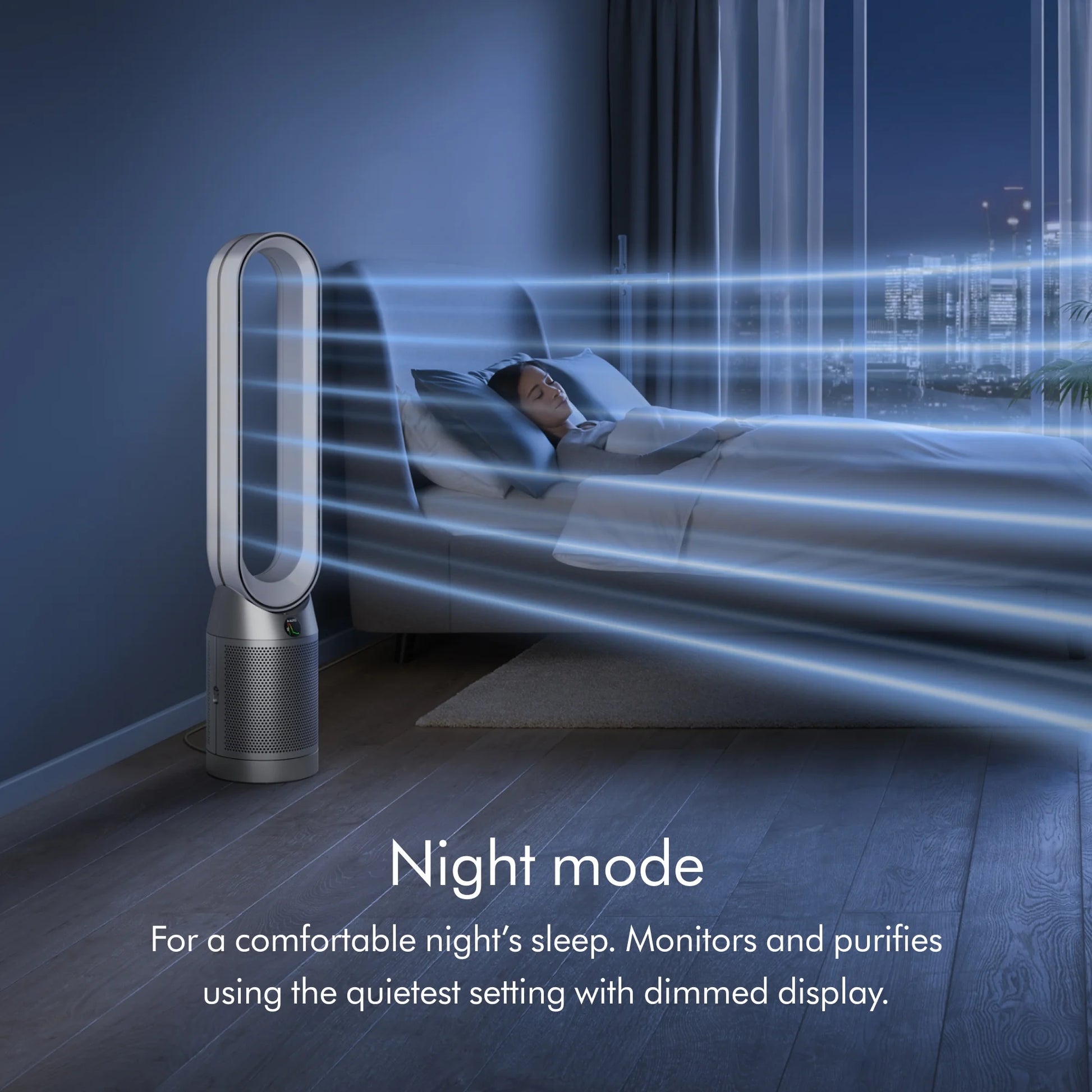 Purifier Cool™ Connected Tower Fan TP07 | Black/Nickel