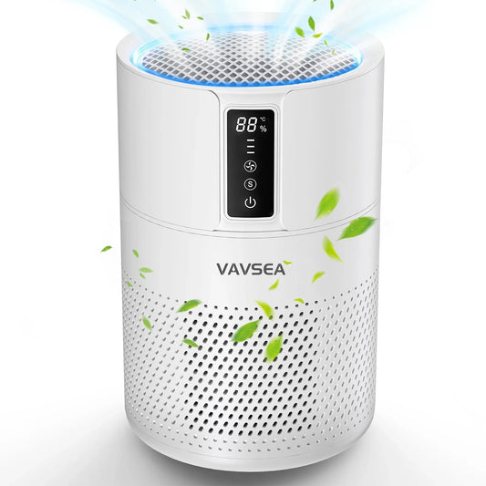 Air Purifier, HEPA Air Filter for Home Large Room up to 600 Sqft, Air Cleaner for Pet Hair, Allergies, 99.97% Smokers, Odors, Dust, Pollen, Odor Eliminators for Bedroom