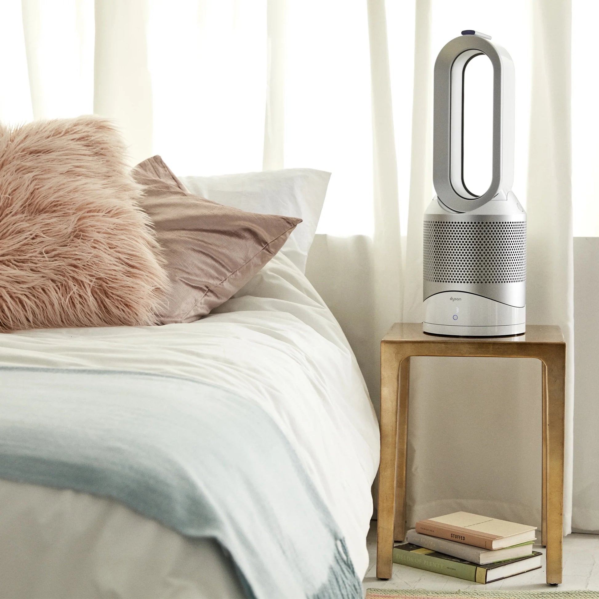 HP02 Pure Hot+Cool Link Connected Air Purifier, Heater & Fan | White/Silver | New