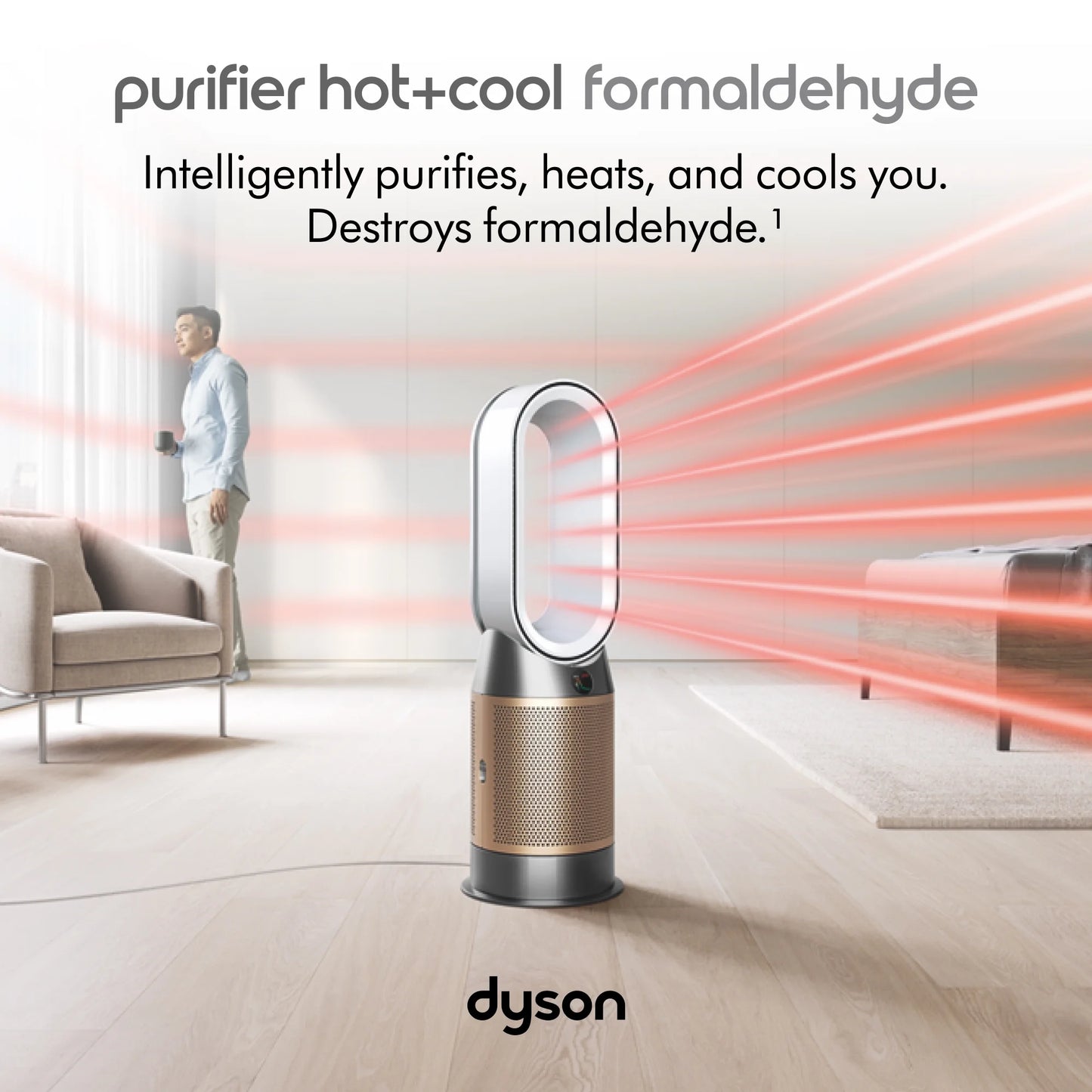 Purifier Hot+Cool Formaldehyde™ HP09 | White/Gold| New