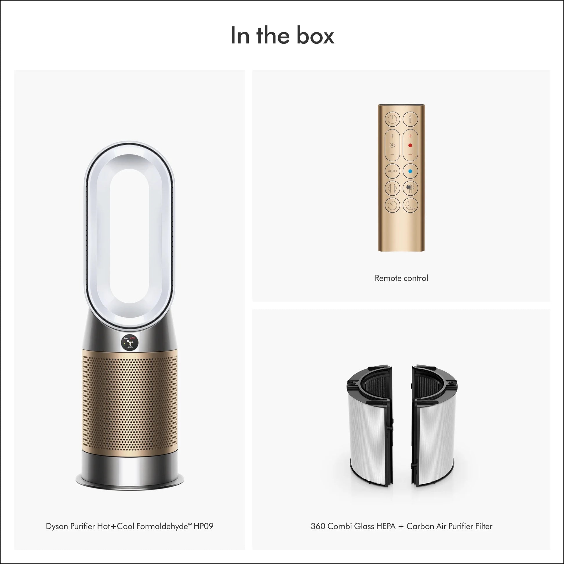 Purifier Hot+Cool Formaldehyde™ HP09 | White/Gold| New