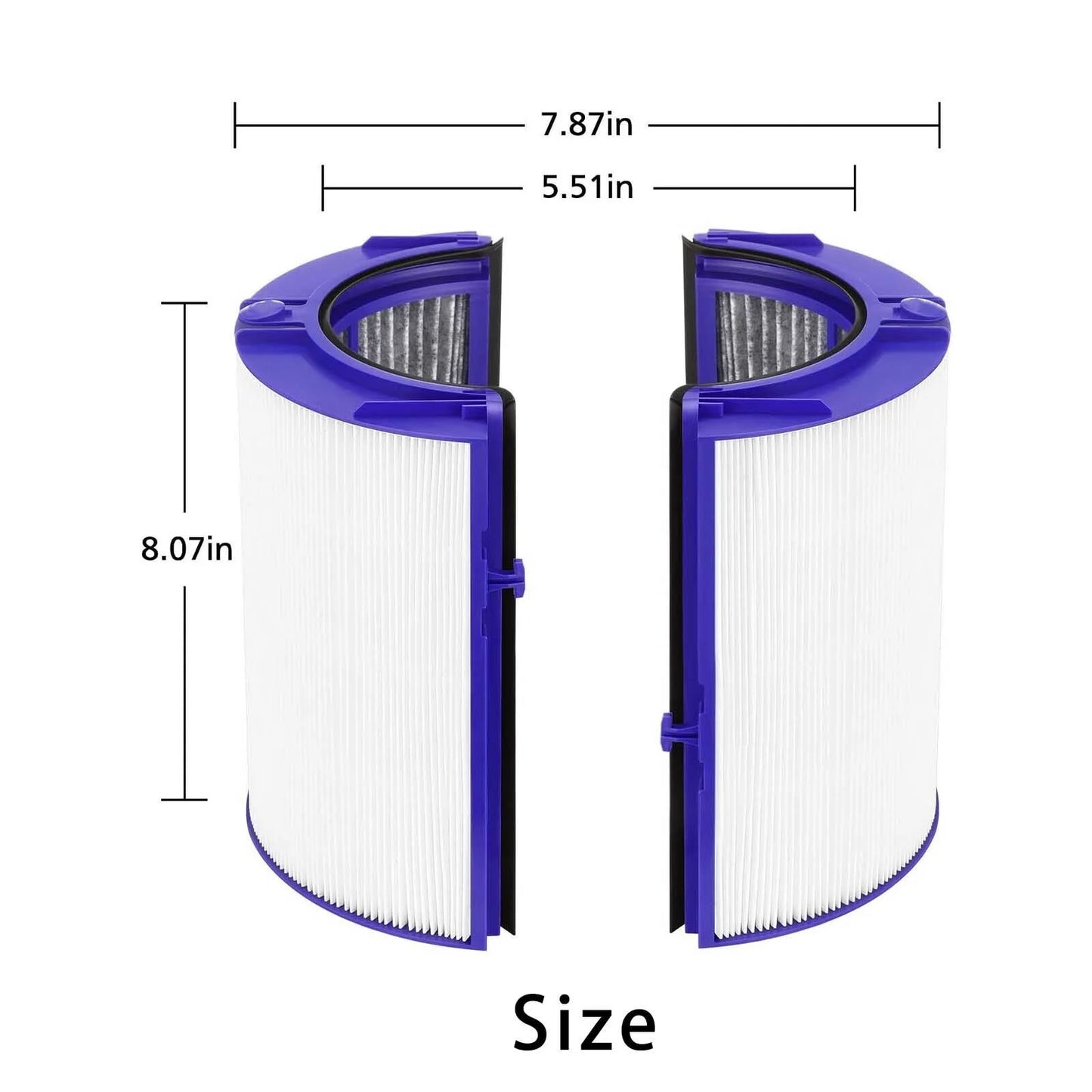 970341-01 Premium Combi 360 Glass True Hepa Filter for  Air Purifier PH01