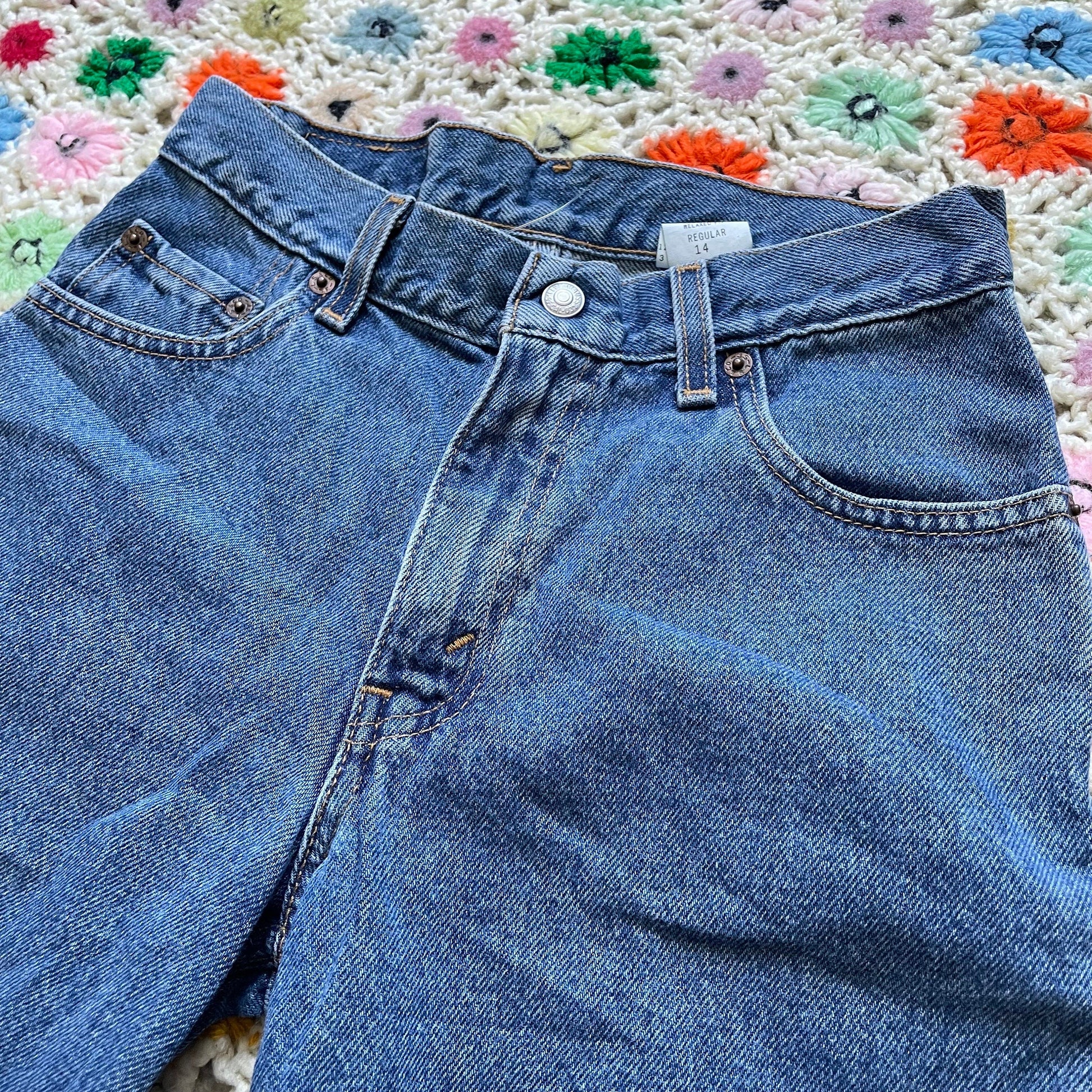 90S Y2K Kids Youth Adult XXS Vintage Levi’S 550 Relaxed Fit Denim Shorts Jorts / Regular 14 W24 W25 W26 W27 /