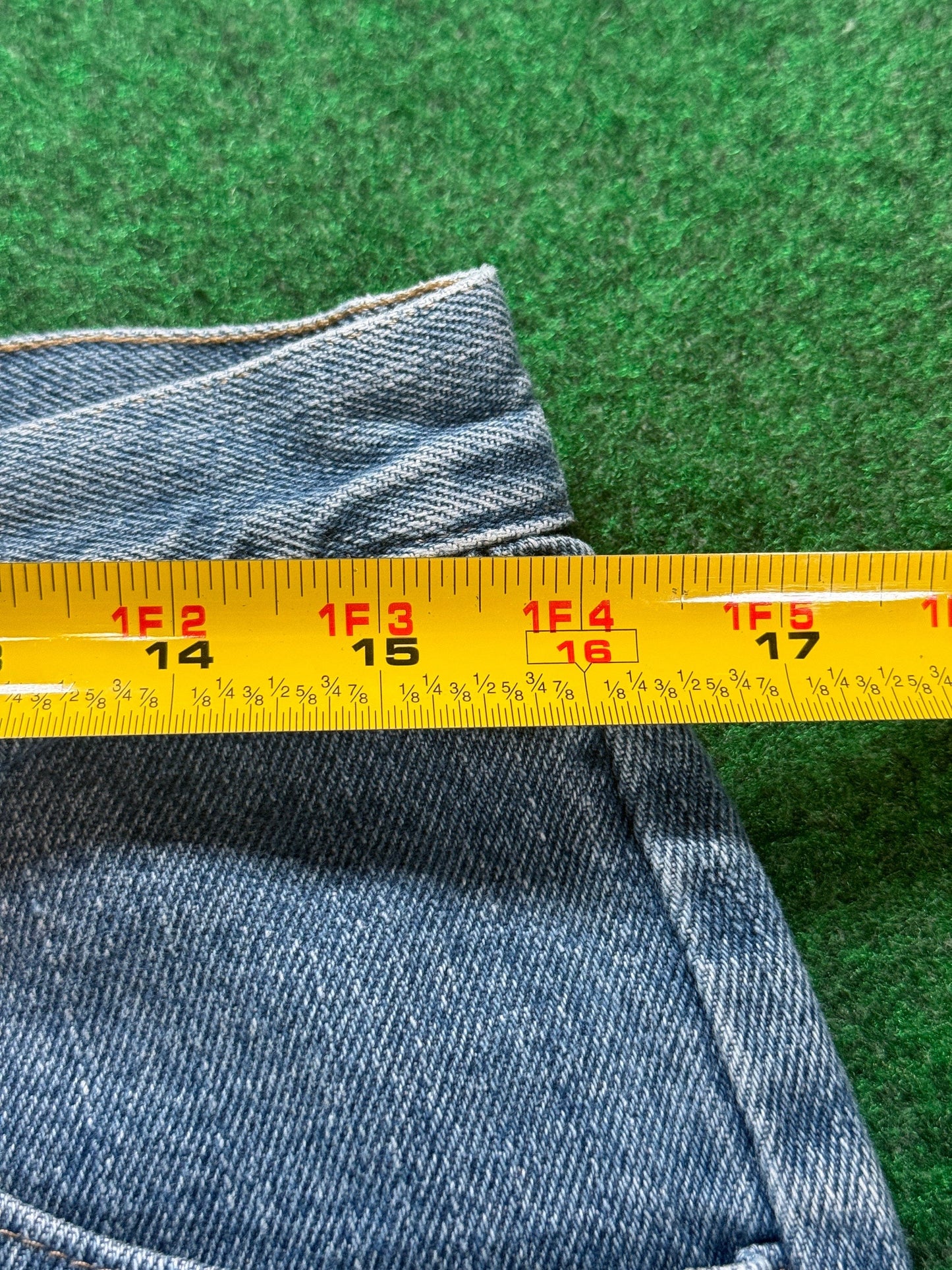 Y2K Relaxed Fit Baggy Jorts Mens 34X11” Mens Denim Shorts